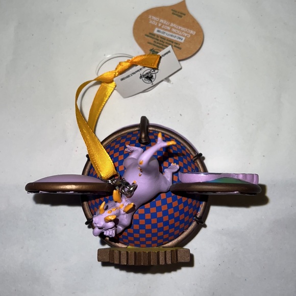 NEW!!! Disney HAND PAINTED Mickey Ear Hat Figment Ornamet - Picture 16 of 17